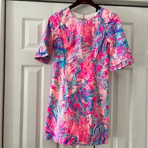 Lilly Pulitzer Aquadesiac Fiesta Stretch Dress size 2